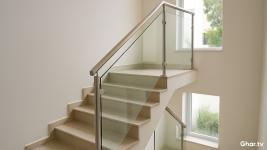 Modern Glass Stair Railing Ideas for Indian Homes