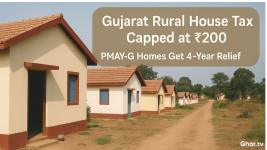 Gujarat Caps House Tax at ₹200 for PMAY-G Rural Homes | 4-Year Policy 2025
