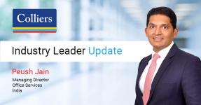 Global Supplier of Professional Services and Investment Management, Colliers Appoints Peush Jain as Managing Director of Office Services for India