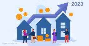 How will the Indian property market perform in 2023 if home prices continue to increase?