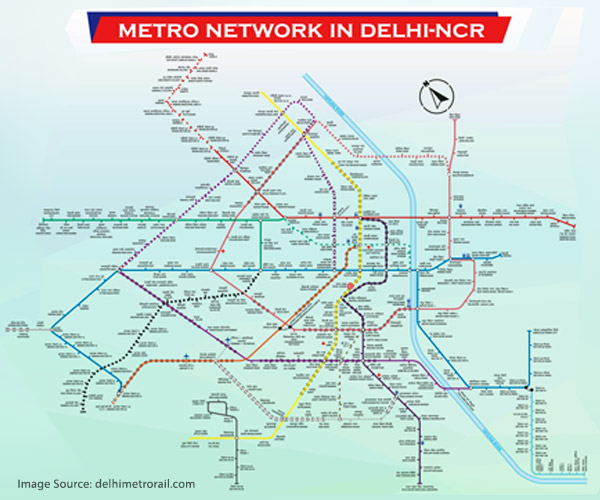Delhi Metro Map 2023 Hd Images
