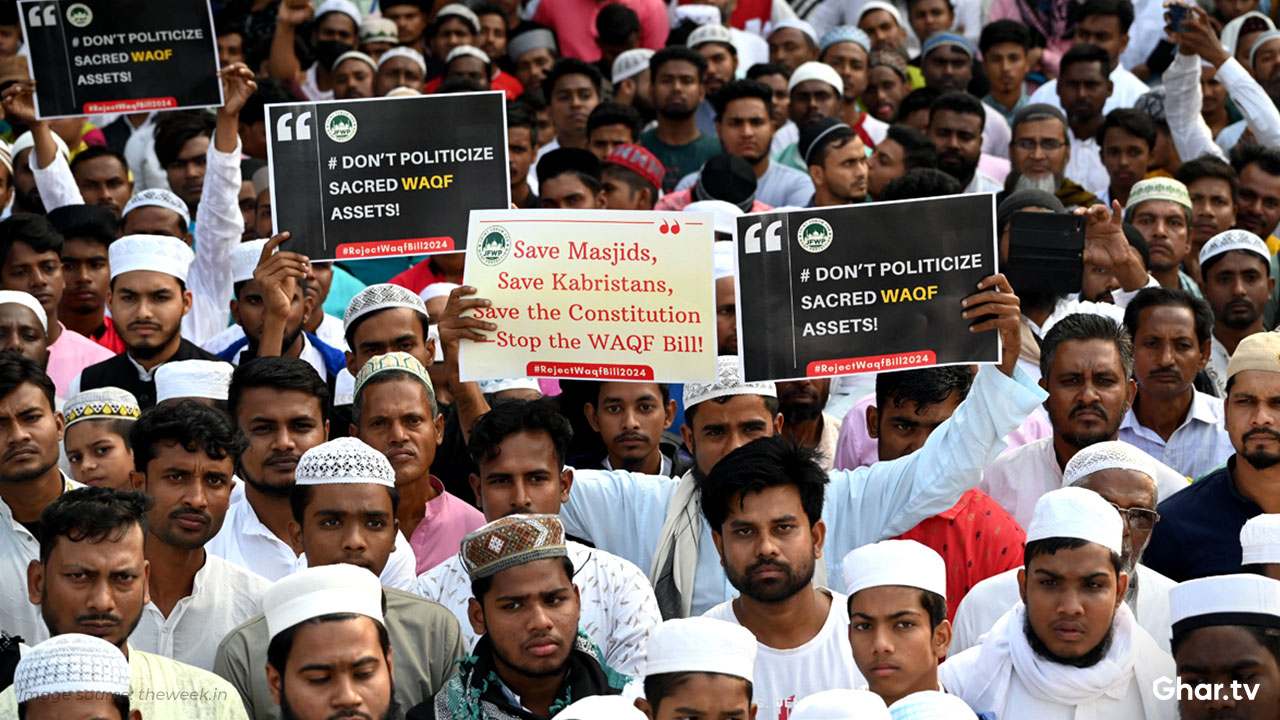 Waqf Amendment Sparks Nationwide Protest as Muslims Decry Threat to Property Rights
