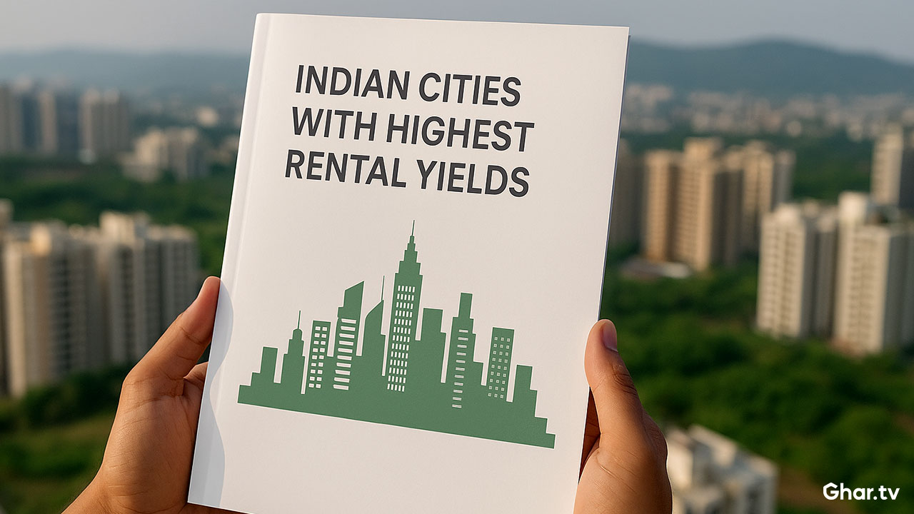 Best Cities for Rental Yield in India 2025 | Kolkata 6.32%, Delhi 6.19% Returns