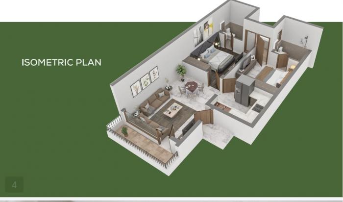 2 BHK Flat for Sale of Built-up 1000 Sq.ft in Chandigarh Kharar Road Mohali by Triciy Infra 2 BHK Flat for Sale of Built-up 1000 Sq.ft in Chandigarh Kharar Road Mohali by Triciy Infra