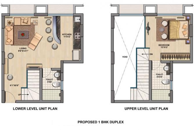 1 BHK Duplex Flat for Sale in Raheja Exotica Madh Island Malad West Mumbai
