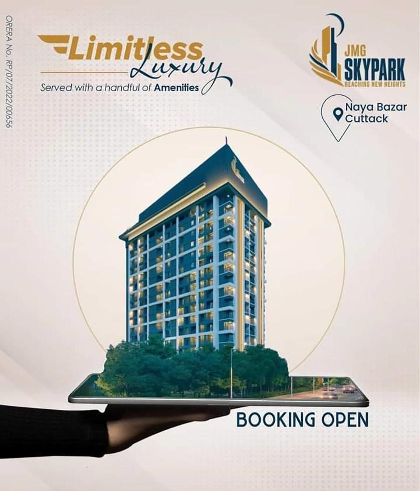 4.5 BHK Flat for Sale of Super Built-up 2191 Sq.ft in JMG Skypark Bidhyadharpur Cuttack by JMG Lifestyle Pvt. Ltd. 4.5 BHK Flat for Sale of Super Built-up 2191 Sq.ft in JMG Skypark Bidhyadharpur Cuttack by JMG Lifestyle Pvt. Ltd.