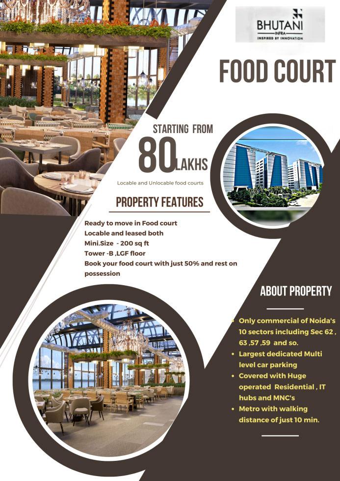 Built-up 200 Sq.ft Restaurant for Sale in Bhutani Cyber Park Sector 62 Noida by Savita Built-up 200 Sq.ft Restaurant for Sale in Bhutani Cyber Park Sector 62 Noida by Savita