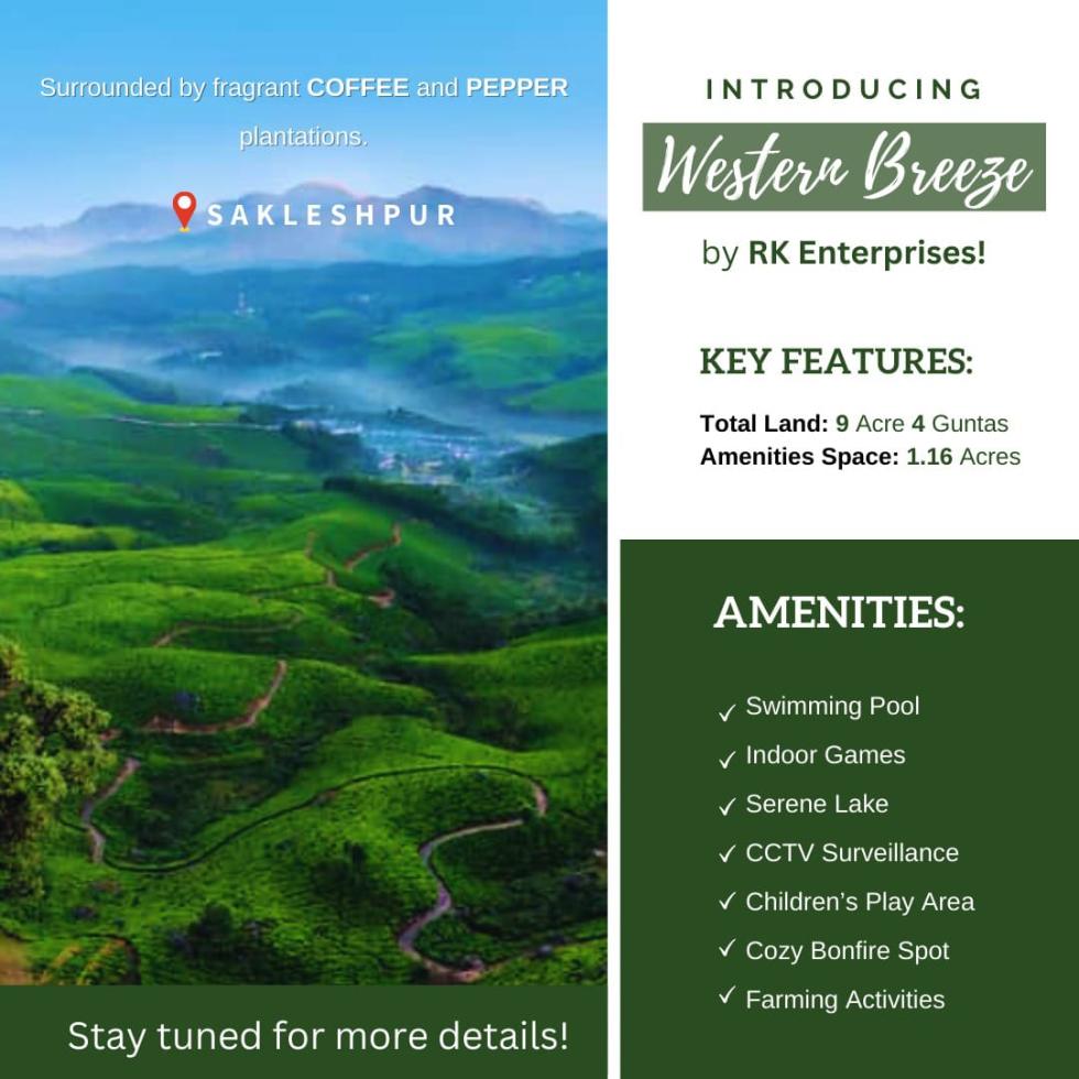 Residential Plot for Sale of Plot 10000 Sq.ft in Sakleshpur Hassan by Manuja Residential Plot for Sale of Plot 10000 Sq.ft in Sakleshpur Hassan by Manuja