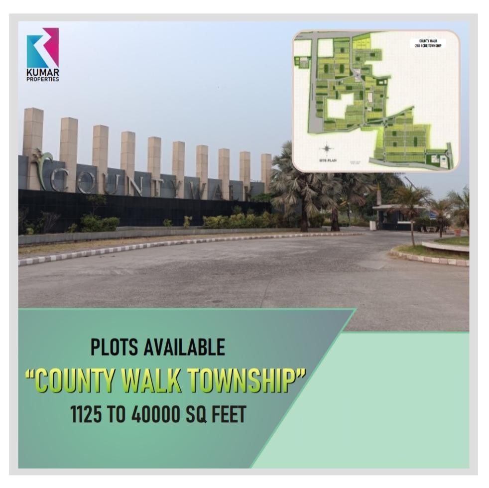  Residential Plot for Sale of Plot 1500 Sq.ft in Oberoi County County Walk Township Indore by Kumar Properties