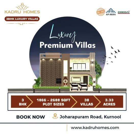 3 BHK Independent House / Villa / Bungalow for Sale of Built-up 2628 Sq.ft in Shiva Kadru Homes Johrapuram Kurnool by Shaikvasifa 3 BHK Independent House / Villa / Bungalow for Sale of Built-up 2628 Sq.ft in Shiva Kadru Homes Johrapuram Kurnool by Shaikvasifa