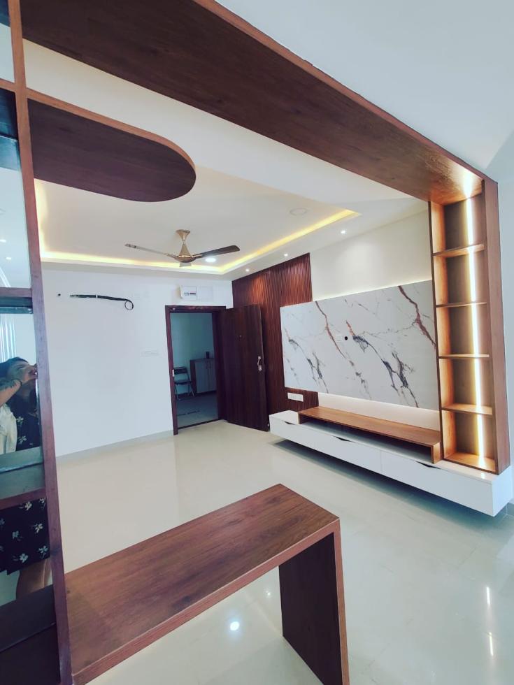3 BHK Flat for Rent of Built-up 1720 Sq.ft in Accurate Wind Chimes Hitech City Hyderabad by Kiran