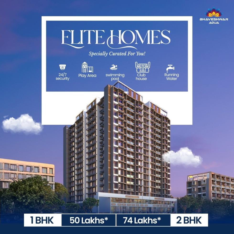 1 BHK Flat for Sale of Built-up 457 Sq.ft in Bhaweshwar Aqua 2 Kalamboli Navi Mumbai by Bhaveshwar