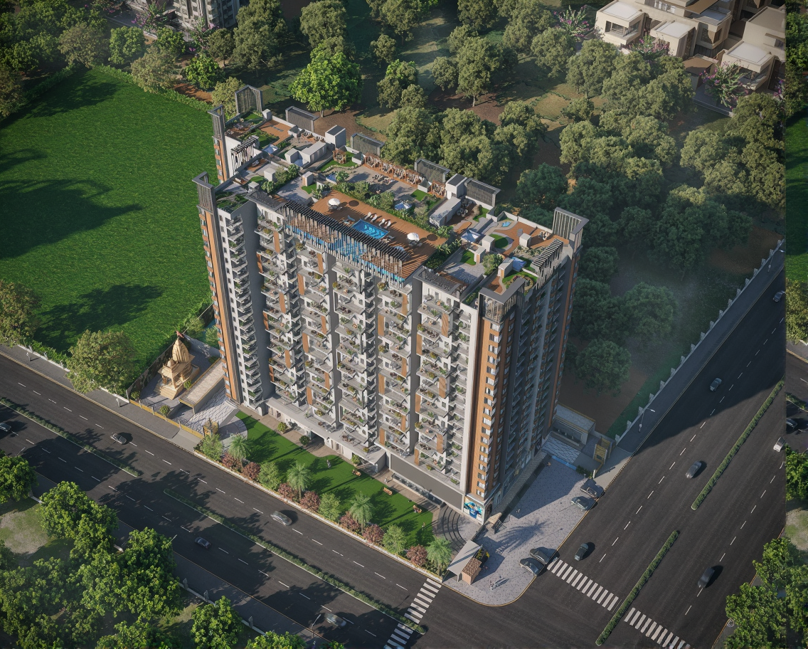3 BHK Flat for Sale of Super Built-up 1834 Sq.ft in Spectrum 21 Sirsi Road Jaipur by Sankalp Builders