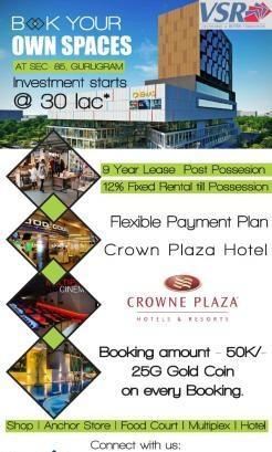 Built-up 300 Sq.ft Retail Space for Sale in VSR Park Street Sector 85 Gurgaon by Satyam Sahani Built-up 300 Sq.ft Retail Space for Sale in VSR Park Street Sector 85 Gurgaon by Satyam Sahani