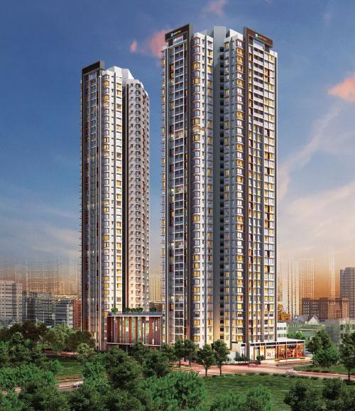 2 BHK Flat for Sale of Carpet 740 Sq.ft in Kalpataru Vienta Tower B Kandivali East Mumbai by Allwyn Borde