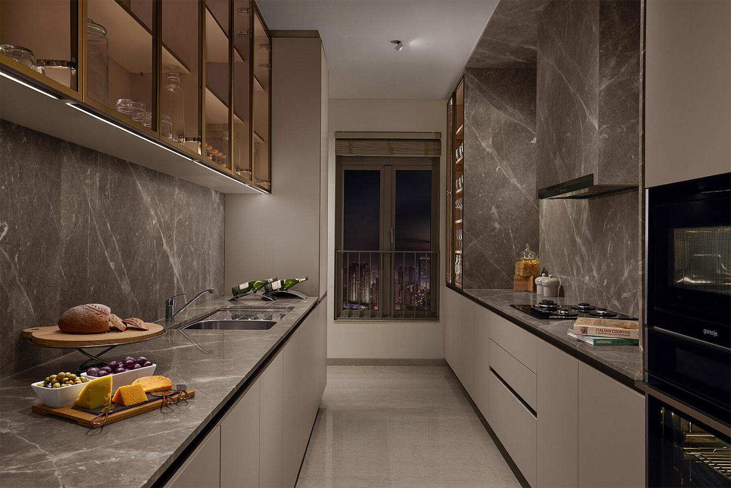 Oberoi Sky City Tower F - Kitchen