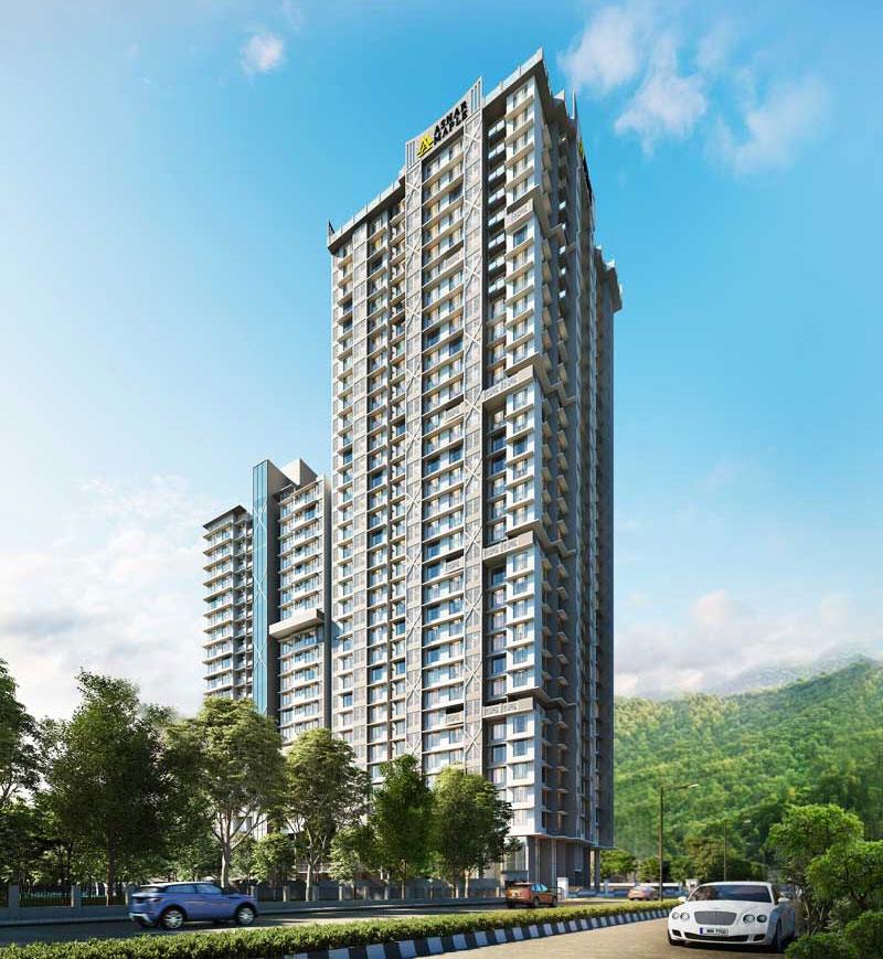 1 BHK Flat for Sale of Carpet 424 Sq.ft in Ashar Maple Birch Mulund West Mumbai by Property Space India