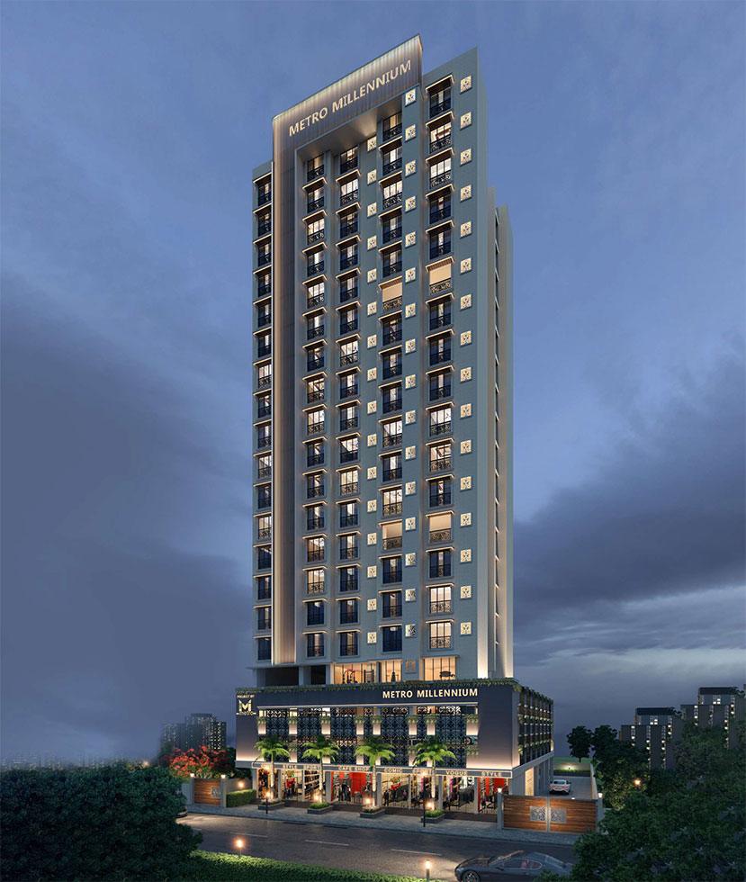 2 BHK Flat for Sale of Built-up 716 Sq.ft in Metro Millennium Malad West Mumbai by Rahul Garodia