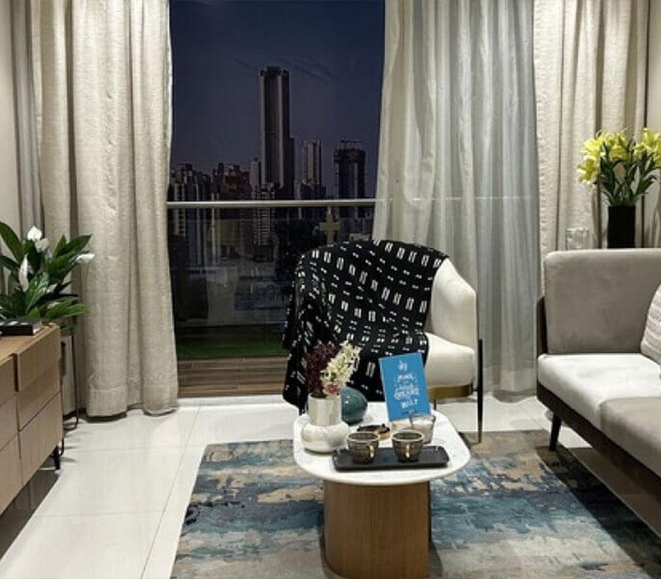Siddha Sky - Living Area