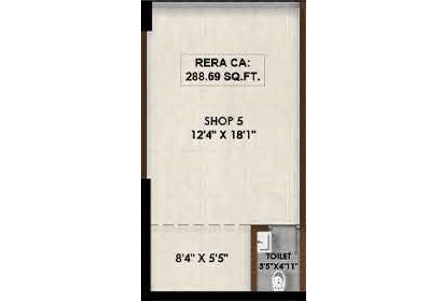 Shop - 289 Sq.ft.