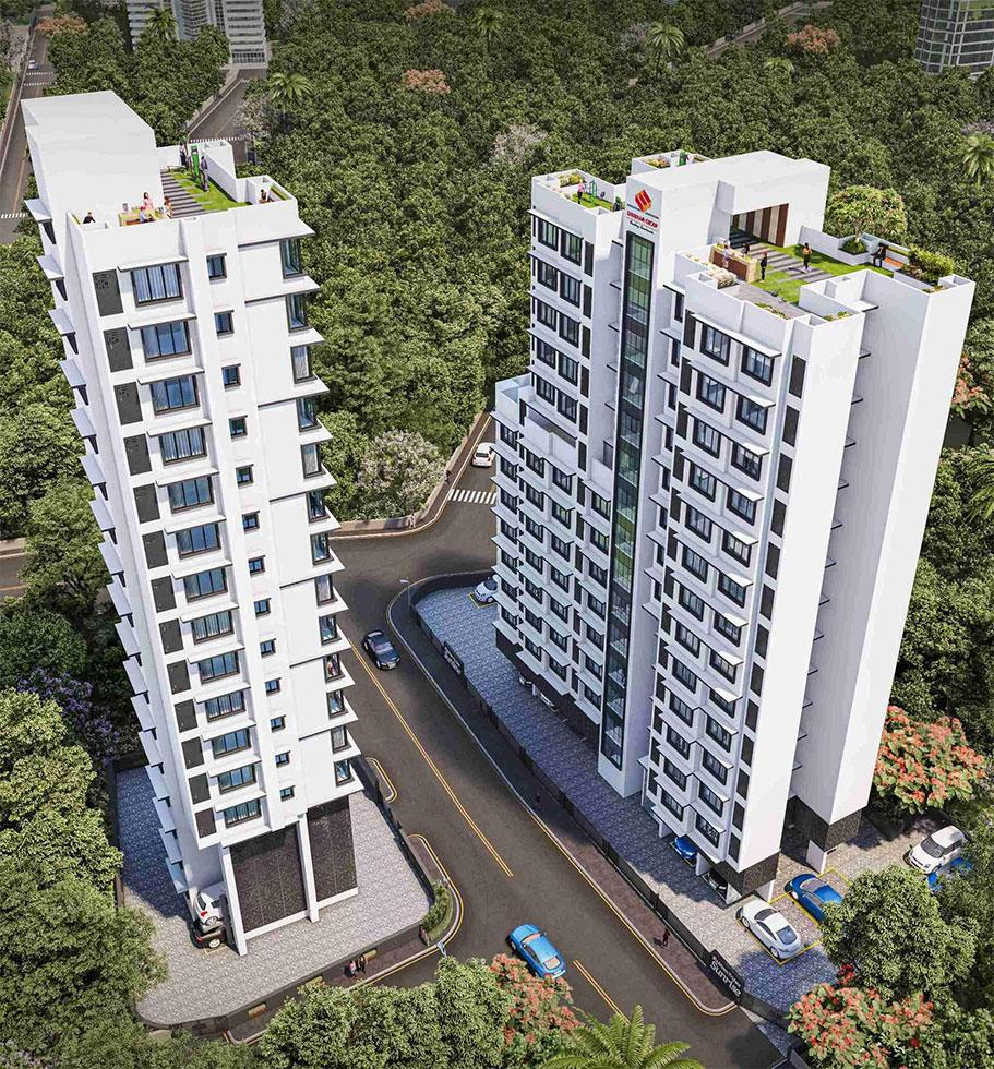3 BHK Flat for Rent of Carpet 1292 Sq.ft in Shubham Trident Chembur Mumbai by Sachin W