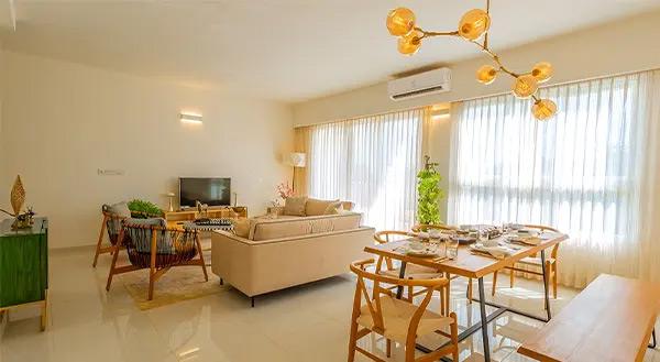 Godrej Aqua Vista - Living Area