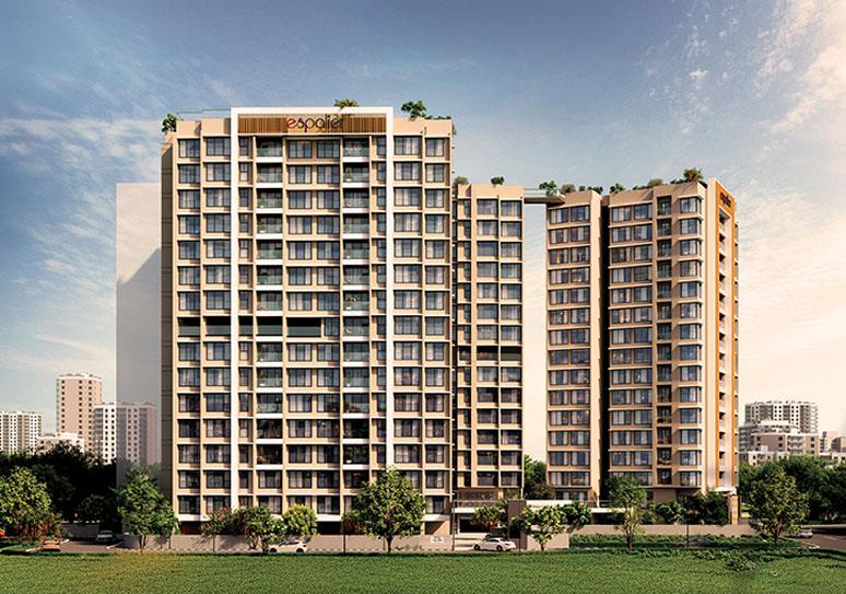 3.5 BHK Flat for Sale of Carpet 759 Sq.ft in Romell Espalier Vile Parle East Mumbai by Shreyas