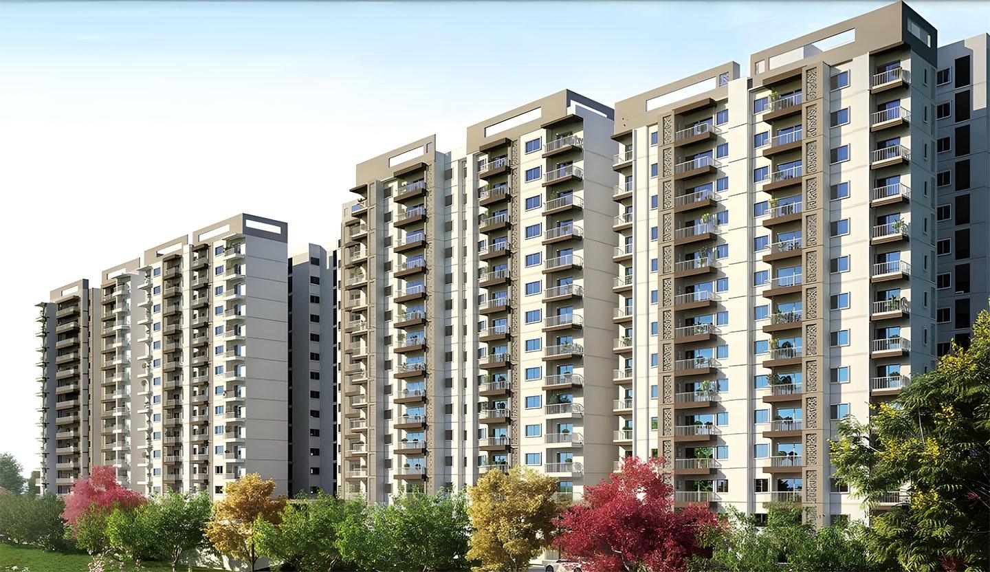 3 BHK Flat for Sale of Super Built-up 1655 Sq.ft in L And T Olivia At Raintree Boulevard Cluster 6 Sahakara Nagar Bangalore by Amol Shinde