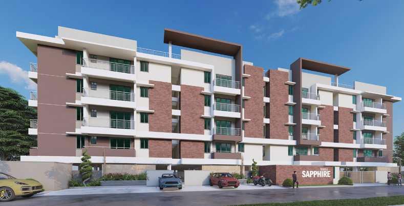 2 BHK Flat for Rent of Super Built-up 1250 Sq.ft in Shell Sapphire Sarjapur Bangalore by Falcon Brian