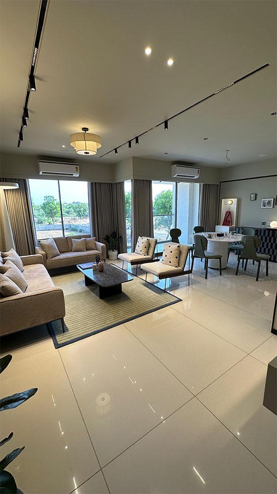 Elegant Hermitage - Living Area