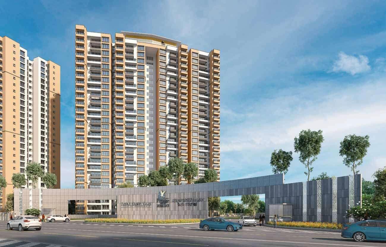 2 BHK Flat for Sale of Carpet 805 Sq.ft in Prestige Serenity Shores Varthur Bangalore by Property Space India