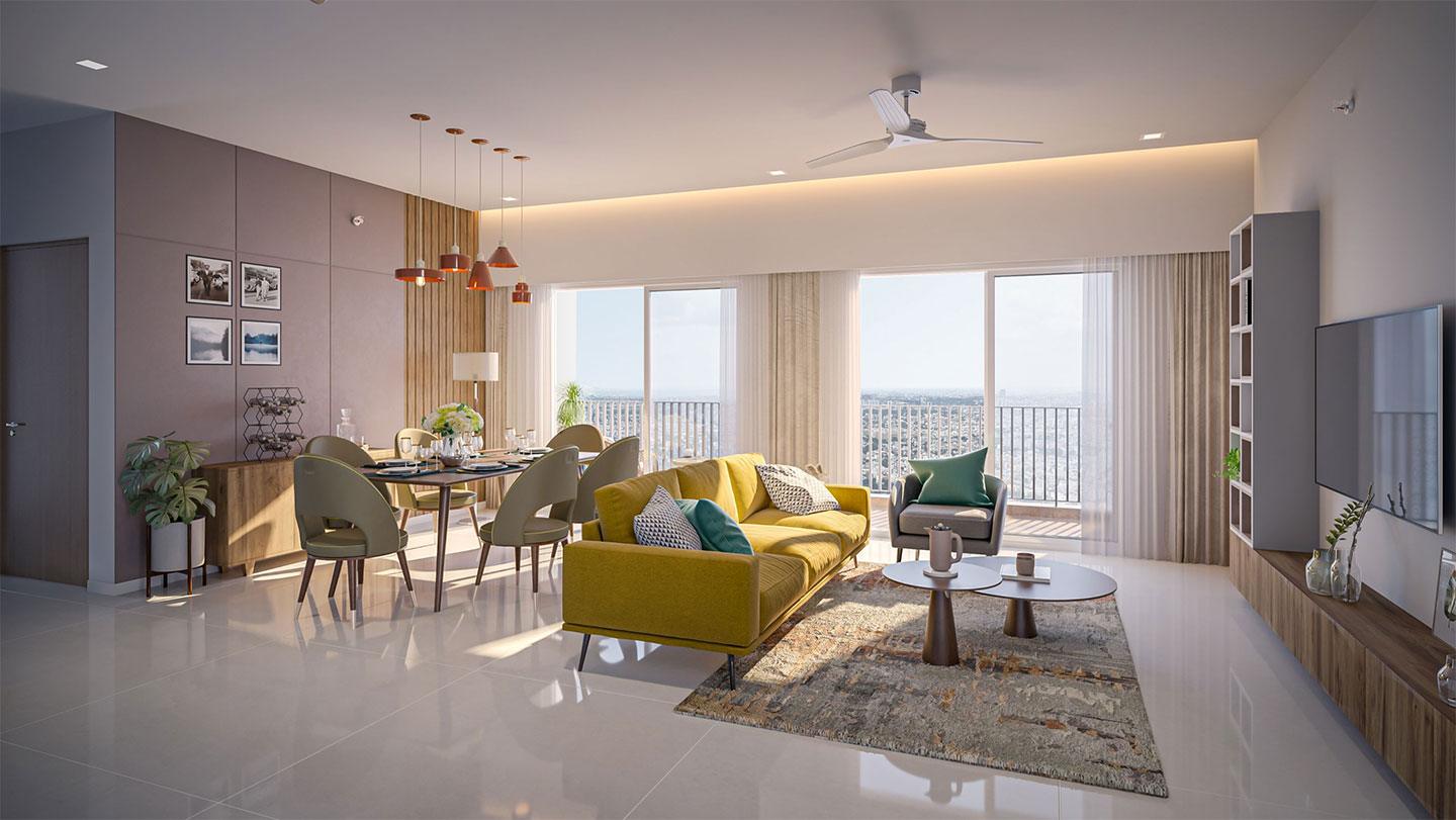 Mahindra Zen - Living Area