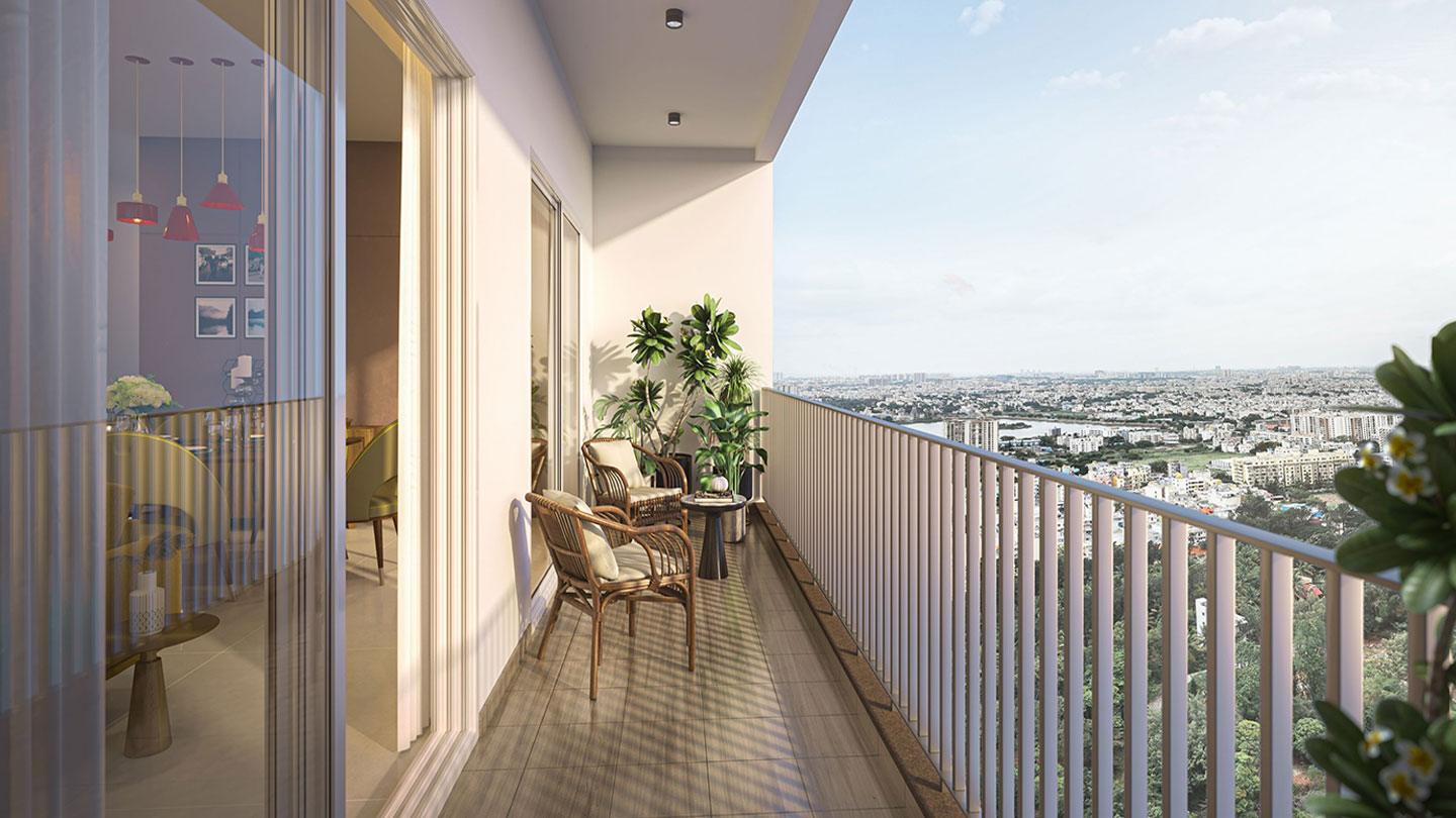Mahindra Zen - Balcony