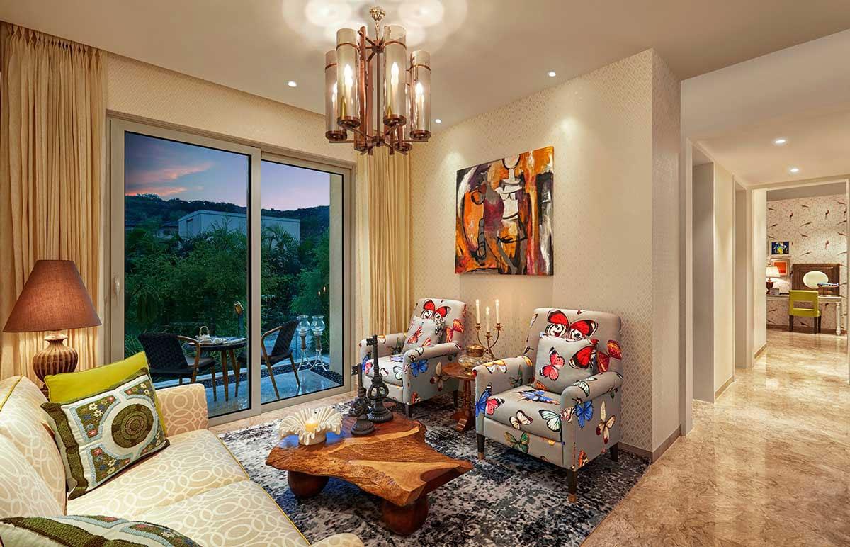 Hiranandani Castle Rock - Living Area